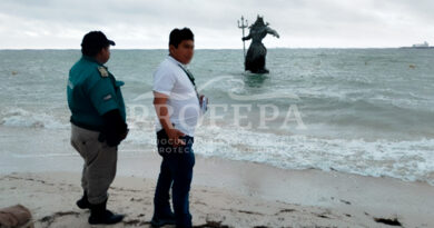 La estatua de la deidad griega menoscaba el derecho a la preservación de la cultura maya, pues ésta cuenta con Chaac, dios de la lluvia y del agua.