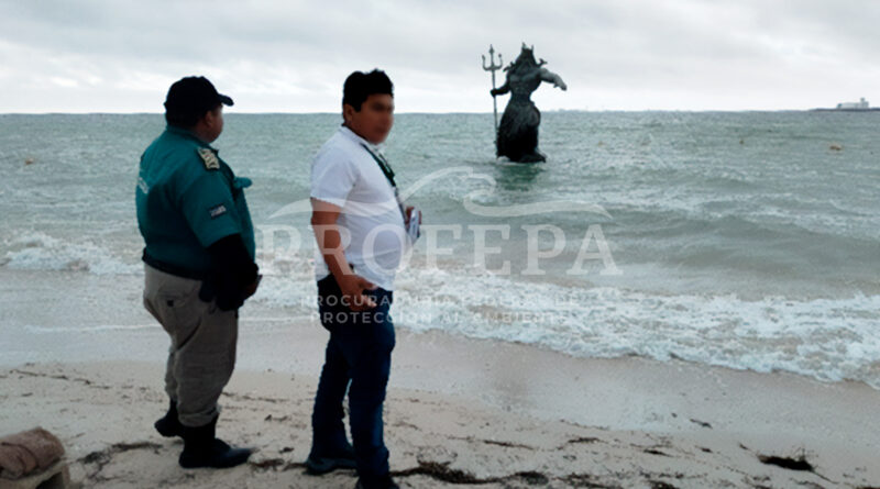 La estatua de la deidad griega menoscaba el derecho a la preservación de la cultura maya, pues ésta cuenta con Chaac, dios de la lluvia y del agua.